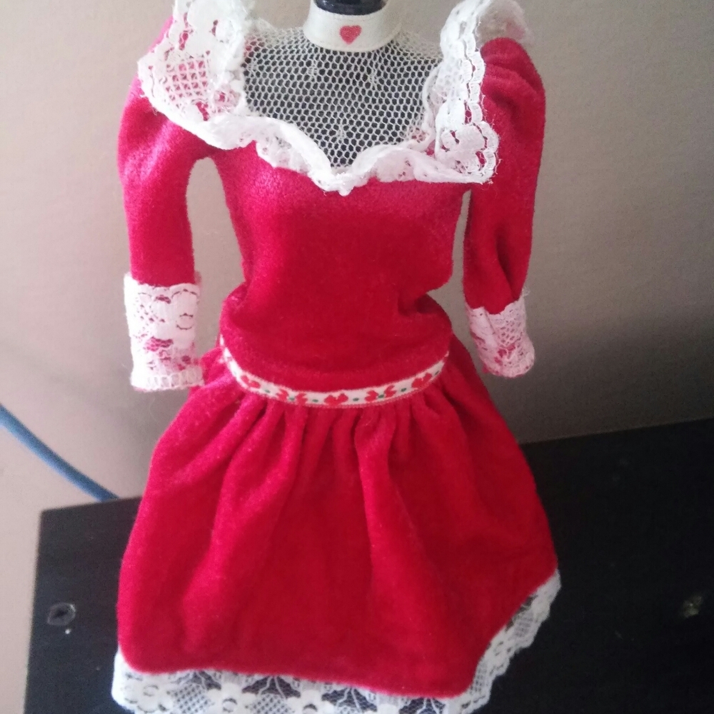Vintage Barbie Heart Family Midge Dress